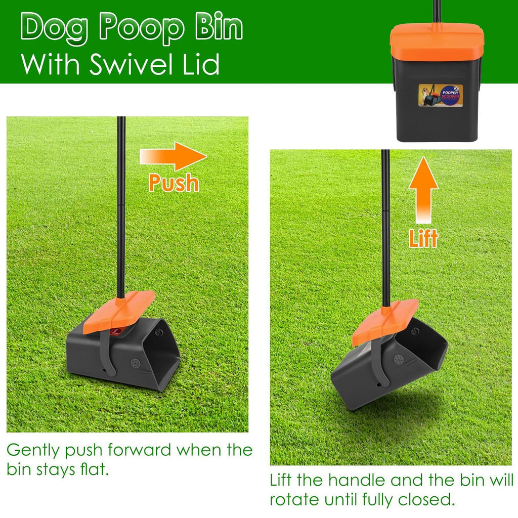 5 Pc Pooper Scooper Kit for Dog Waste Pets Possessions