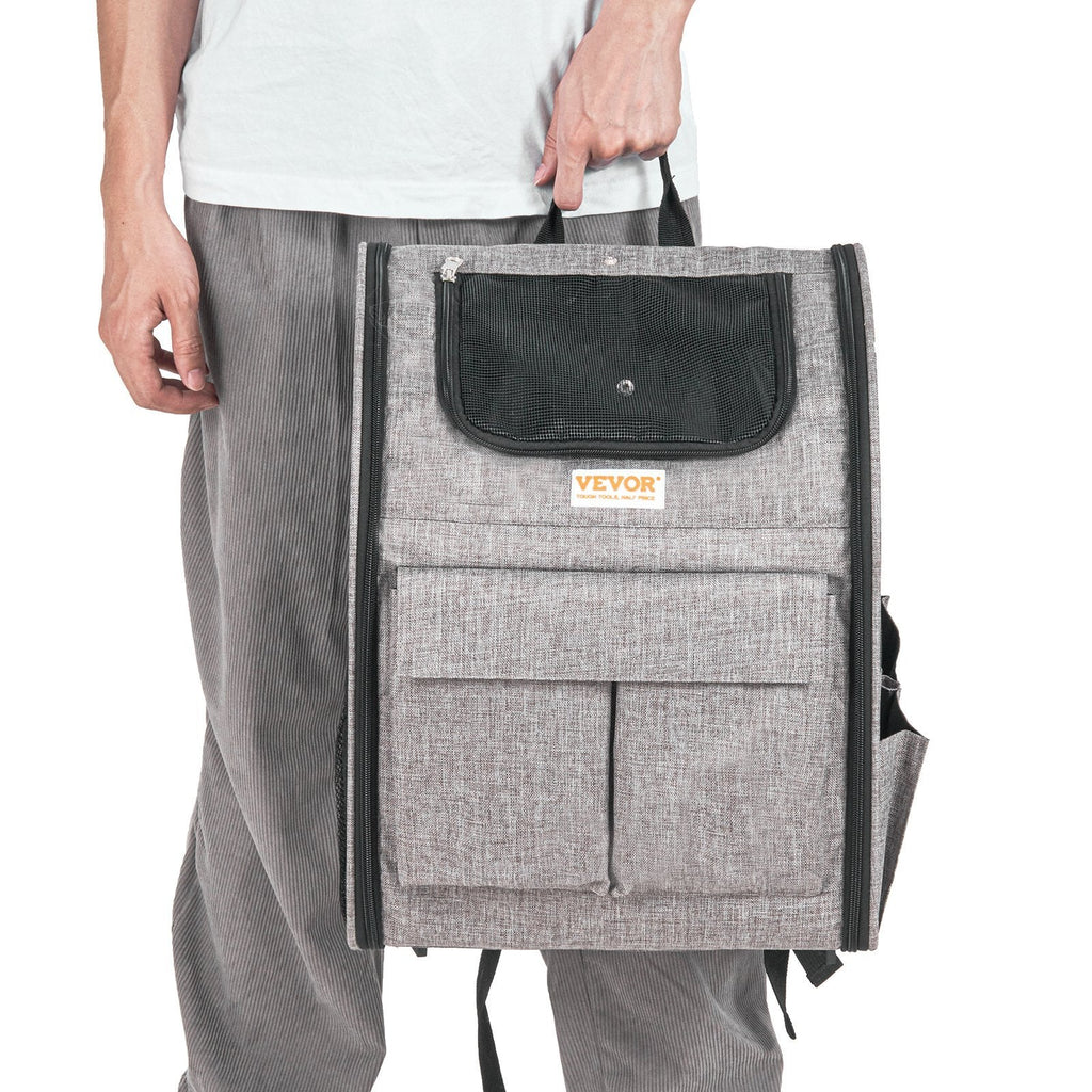 Rolling Pet Carrier with Removable Wheels for Cats & Dogs Pets Possessions