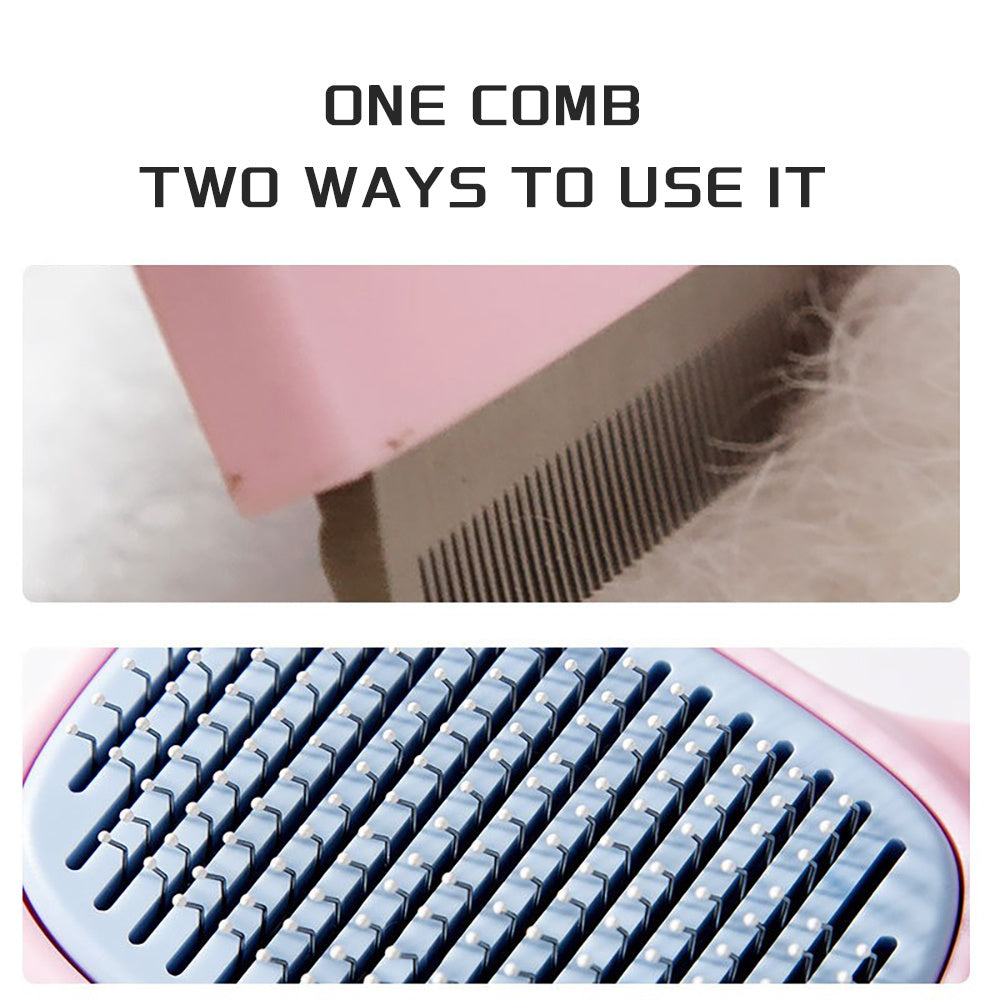 Hair Grooming Brush to Reduce Shedding & Matting for Cats & Dogs Pets Possessions