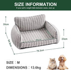 MEWOOFUN Orthopedic Sofa Bed with Removable Cover for Small Dogs & Cats Pets Possessions