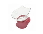 Diagonal Elevated Feeding Bowl Designed to Protect Cervical Vertebra for Cats Pets Possessions