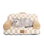 Jacquard Luxury Checkerboard Pattern Bed for Cats & Dogs Pets Possessions