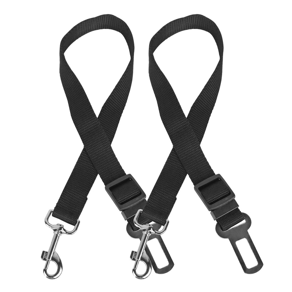 2Pcs Pet Safety Adjustable Seat Belt for Vehicle Pets Possessions