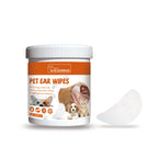 Yegbong Anti-Odor + Anti-Ear Mite Cleaning Wipes for Cats & Dogs Pets Possessions