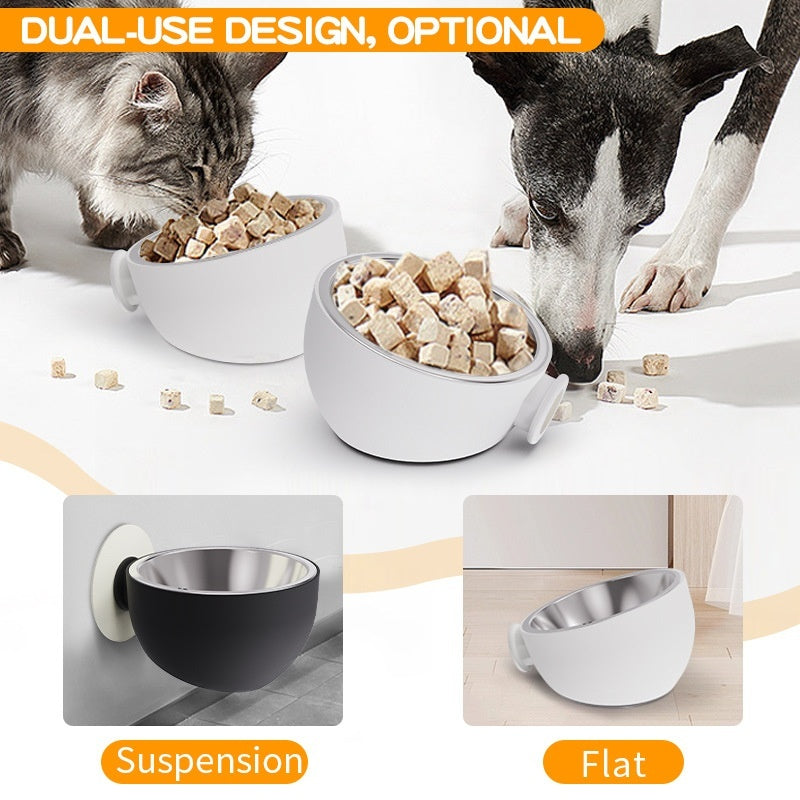 Feeding Bowl with Magnetic Suction Pets Possessions