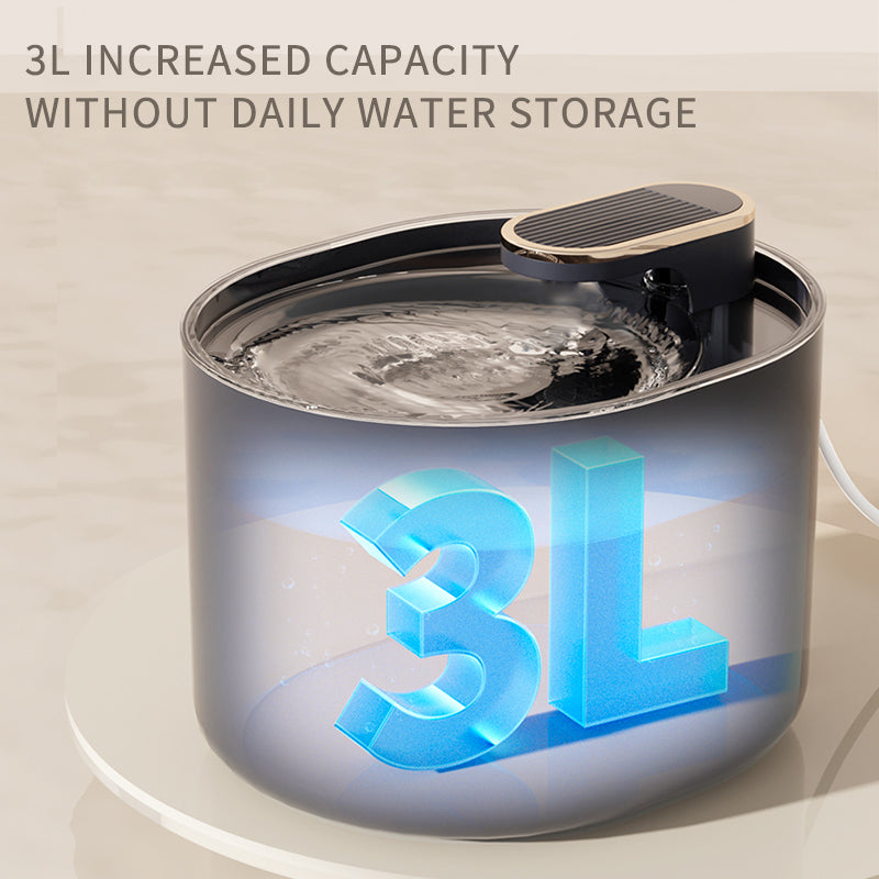 Luxury Ultra-Silent Automatic Pet Water Fountain – USB Rechargeable Water Dispenser for Cats & Dogs Pets Possessions LLC